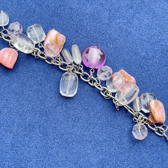 Pretty pink and purple bracelet - Picture 2 of 6